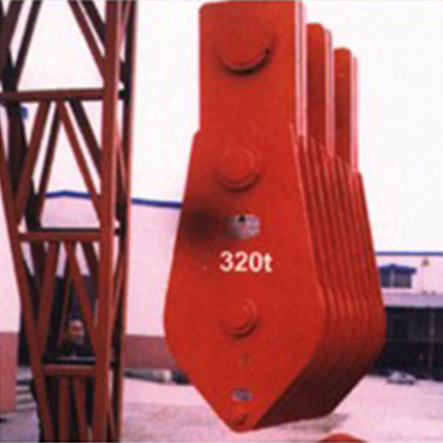 Application of the extra large block pulley in the Three Gorges underground power station